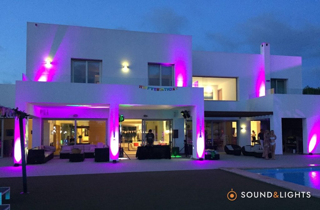 Private villa birthday party