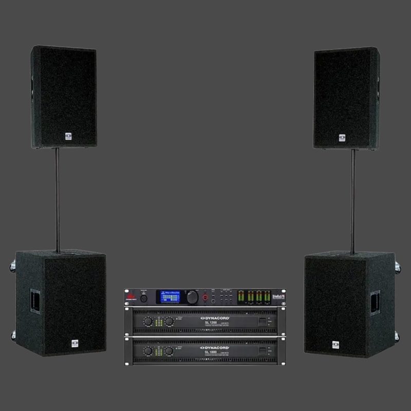 Dynacord PowerMax 5 ( F150 + F8 ) audio/sound gear rent in Ibiza