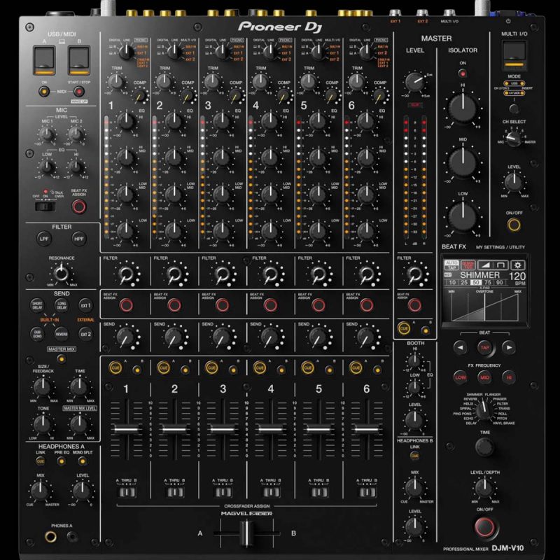 Pioneer DJM V10 Ibiza audio rent in Ibiza