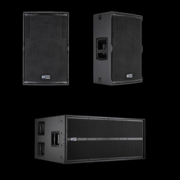 RCF TT25-A II ( 2x ) + RCF TTS36-A Ibiza sound system rent 15" tops and double 18" subwoofer rent in Ibiza