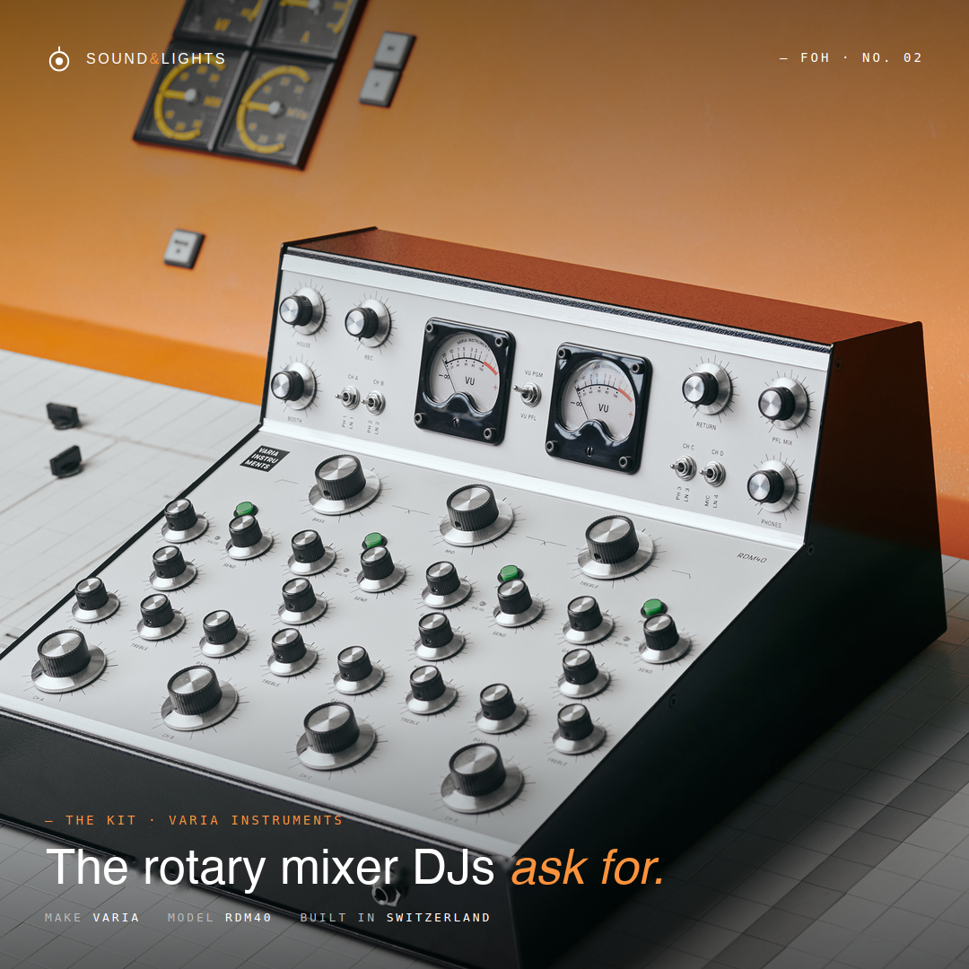 Varia Instruments RDM40 - rotary mixer - rent Ibiza